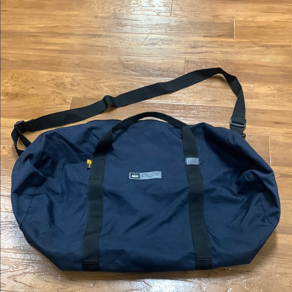 REI Cordura Navy Travel Duffel Bag with Shoulder Strap